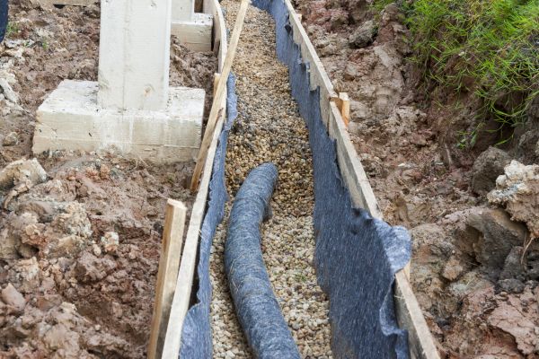 French Drain Installation in Monroe Township