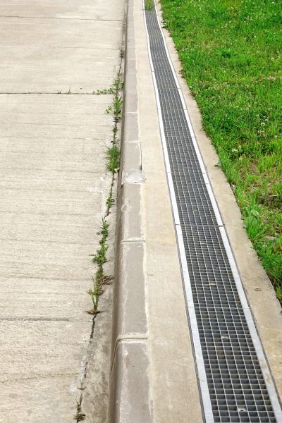Concrete Drain Installation in Monroe Township